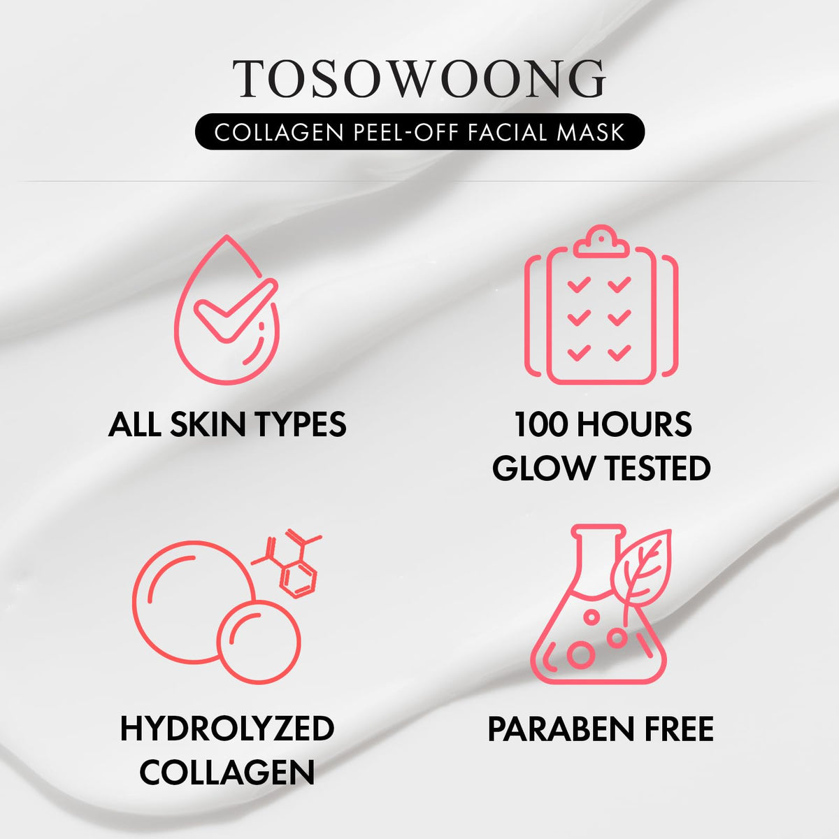 TOSOWOONG Real Collagen Peel-Off Mask – 50 ml