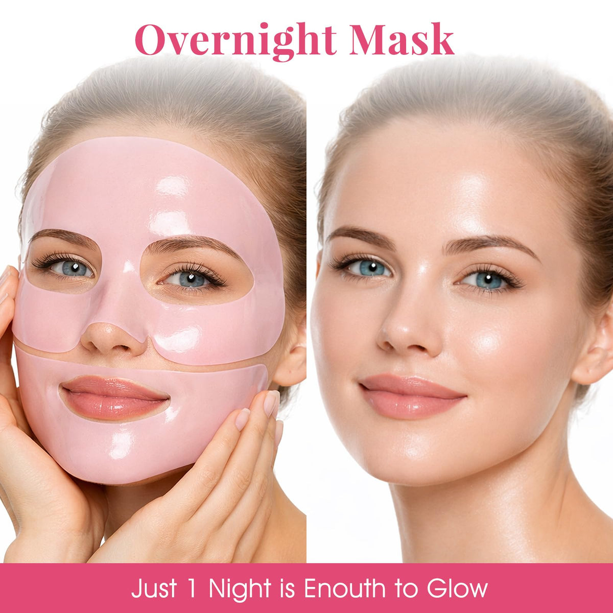 PDRN Deep Repair Gel Face Masks – 6 Pack