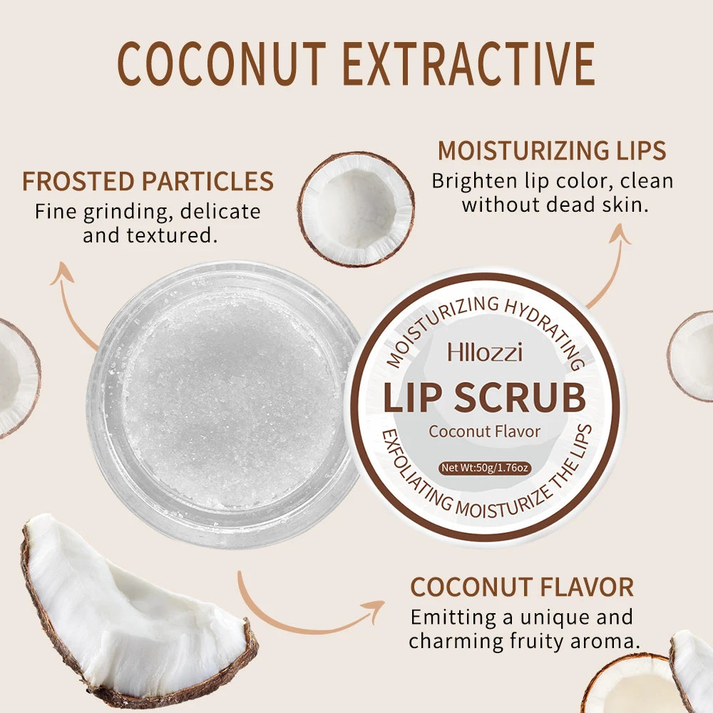 Moisturizing Lip Scrub (Coconut, Green Apple & Watermelon)