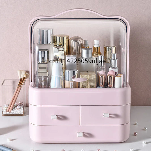 Dust-Proof Makeup & Skincare Organizer
