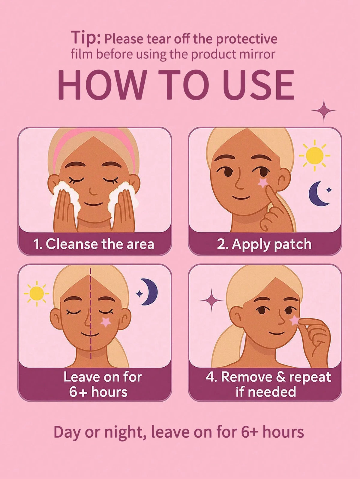 Invisible Acne Patches – 60 Count