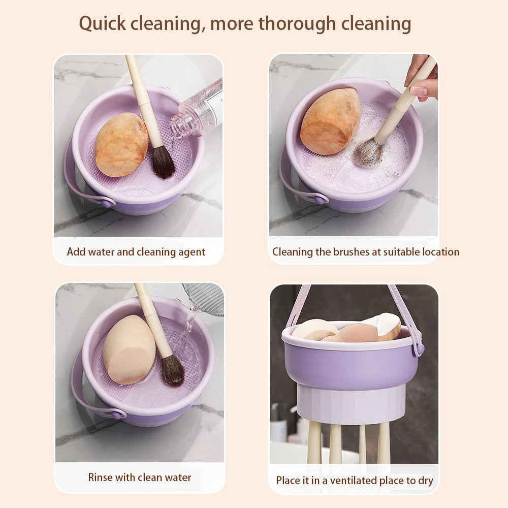 3-in-1 Makeup Brush Cleaner & Drying Bowl