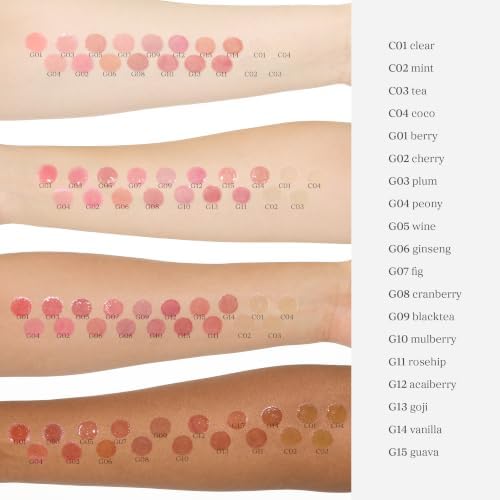 NOONI Korean Lip Oil - Applepeony - Plumping Lip Gloss