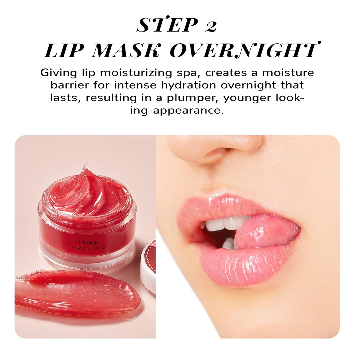 ANAI RUI Strawberry Lip Care Set – Lip Balm Mask & Sugar Scrub