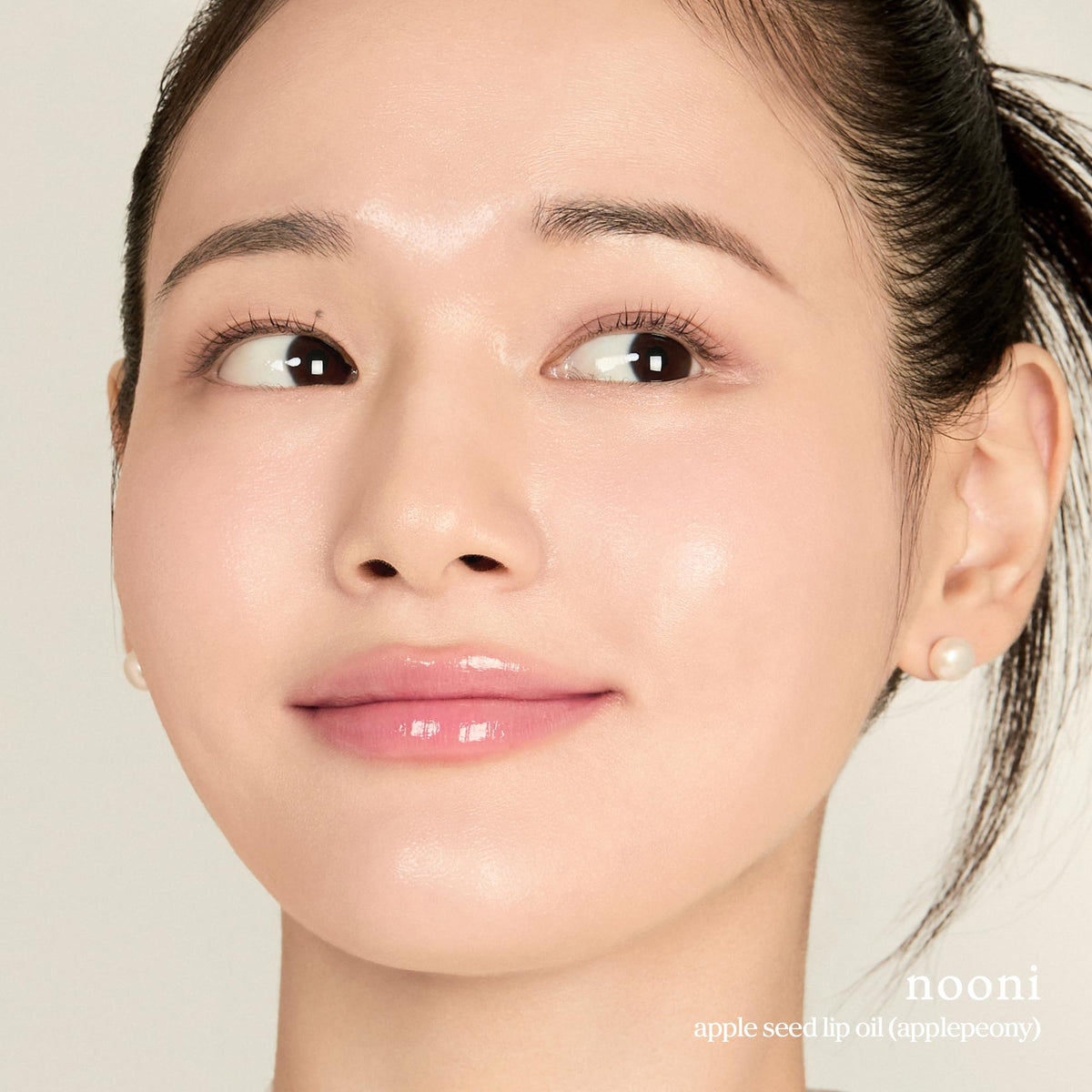 NOONI Korean Lip Oil - Applepeony - Plumping Lip Gloss