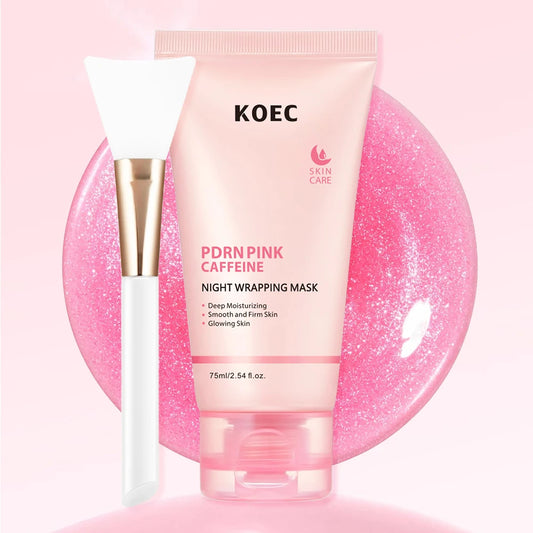 PDRN Pink Caffeine Overnight Face Mask – Hydrating Gel