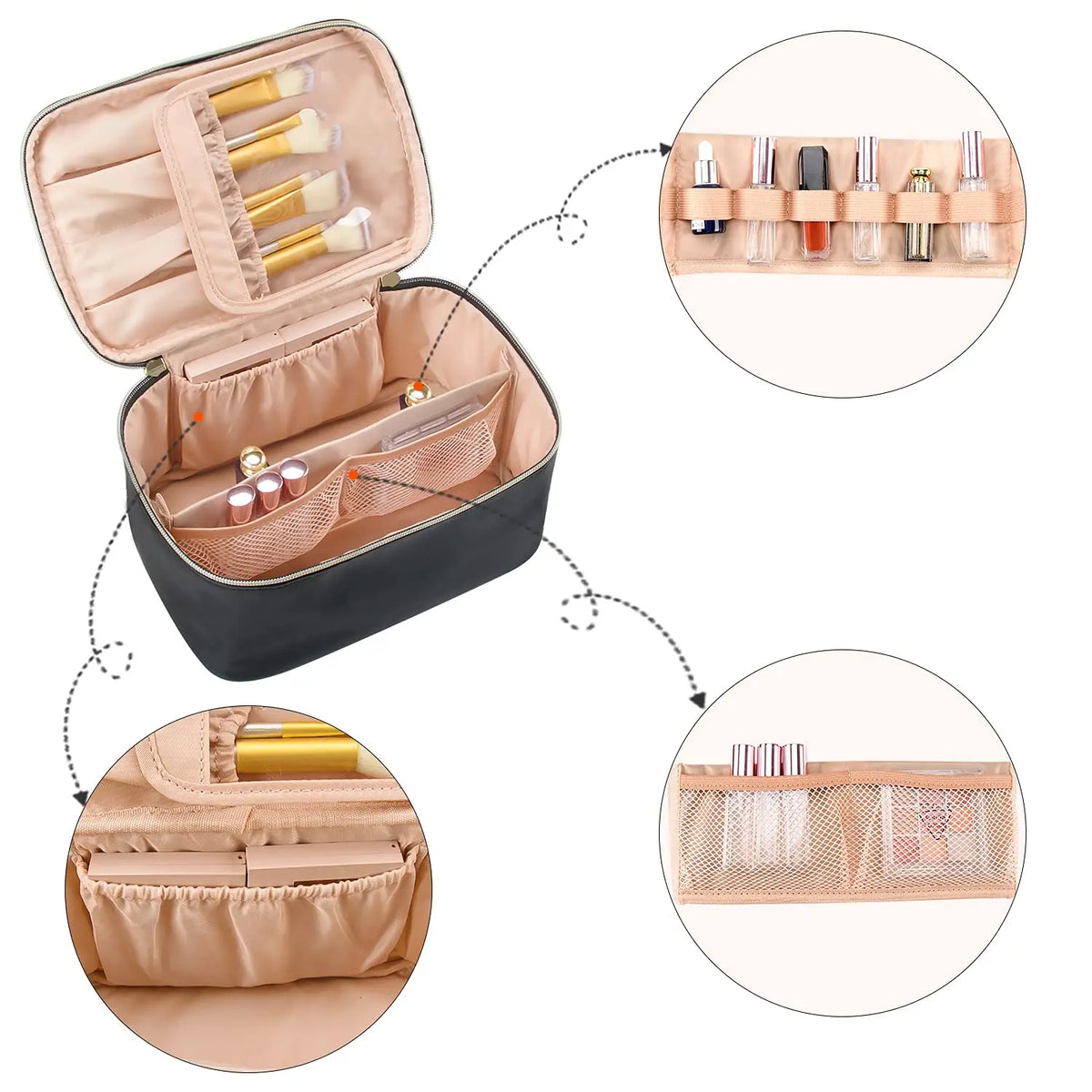Travel Makeup Organizer Bag
