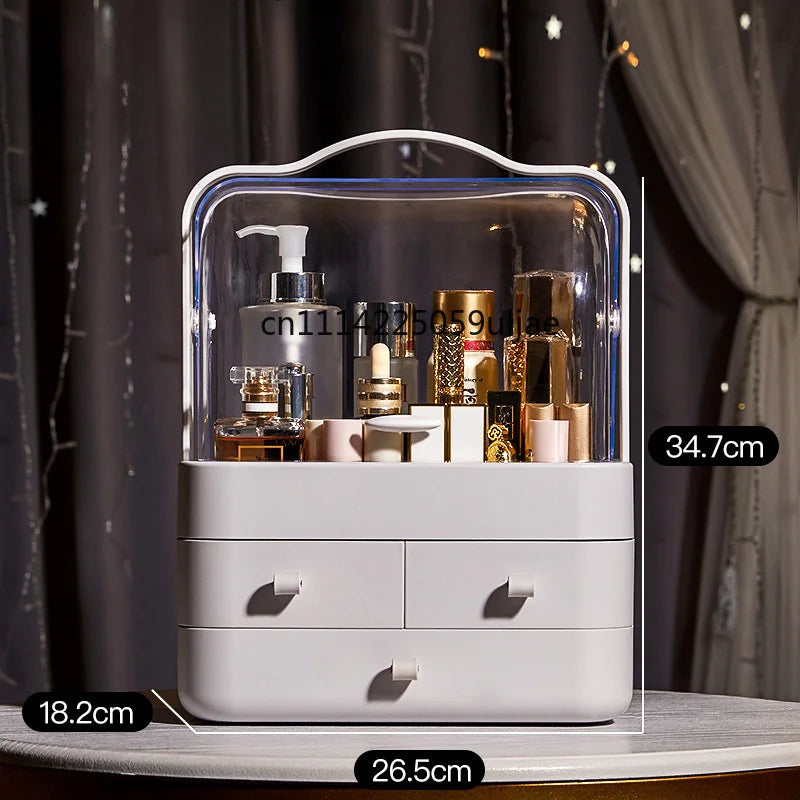 Dust-Proof Makeup & Skincare Organizer
