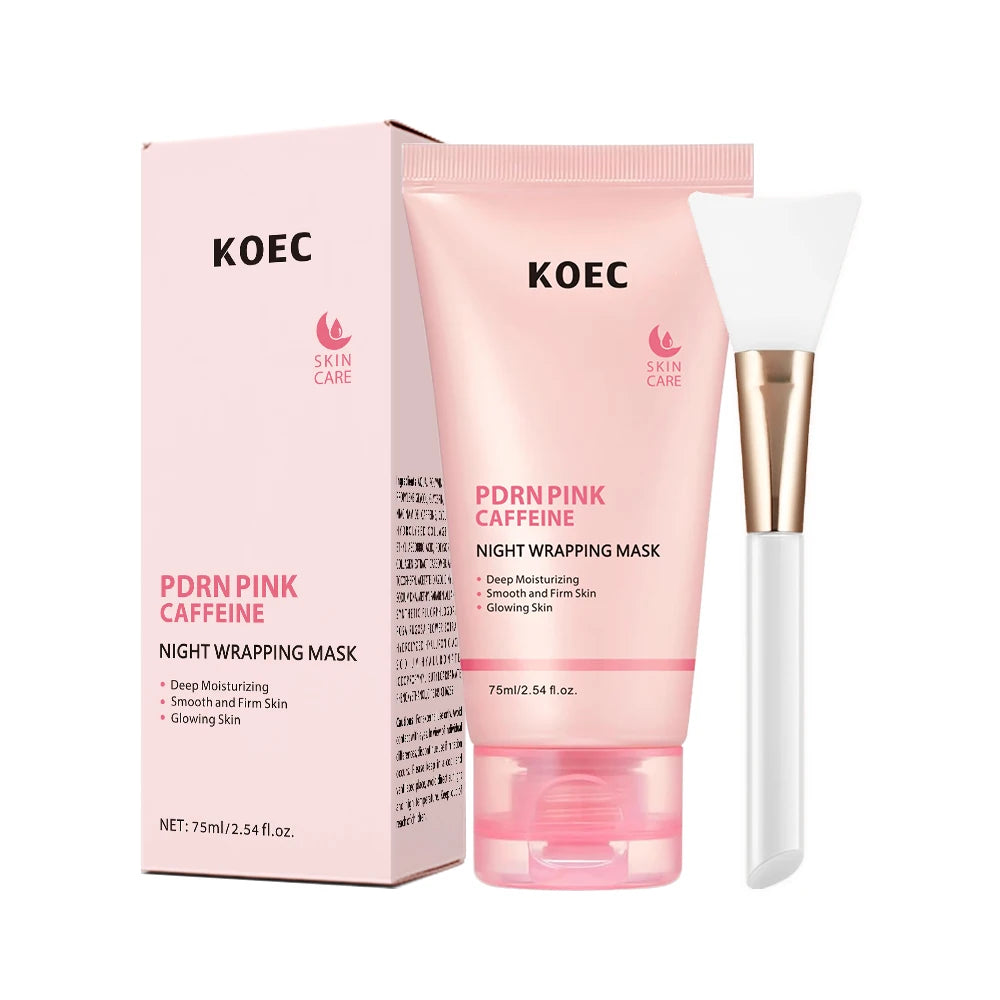 PDRN Pink Caffeine Overnight Face Mask – Hydrating Gel