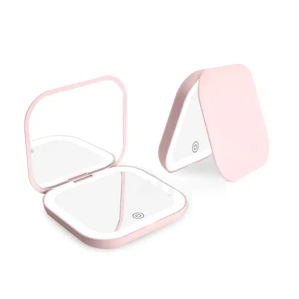 LED Compact Travel Makeup Mirror