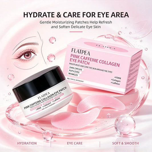 Pink Collagen & Caffeine Under-Eye Patches