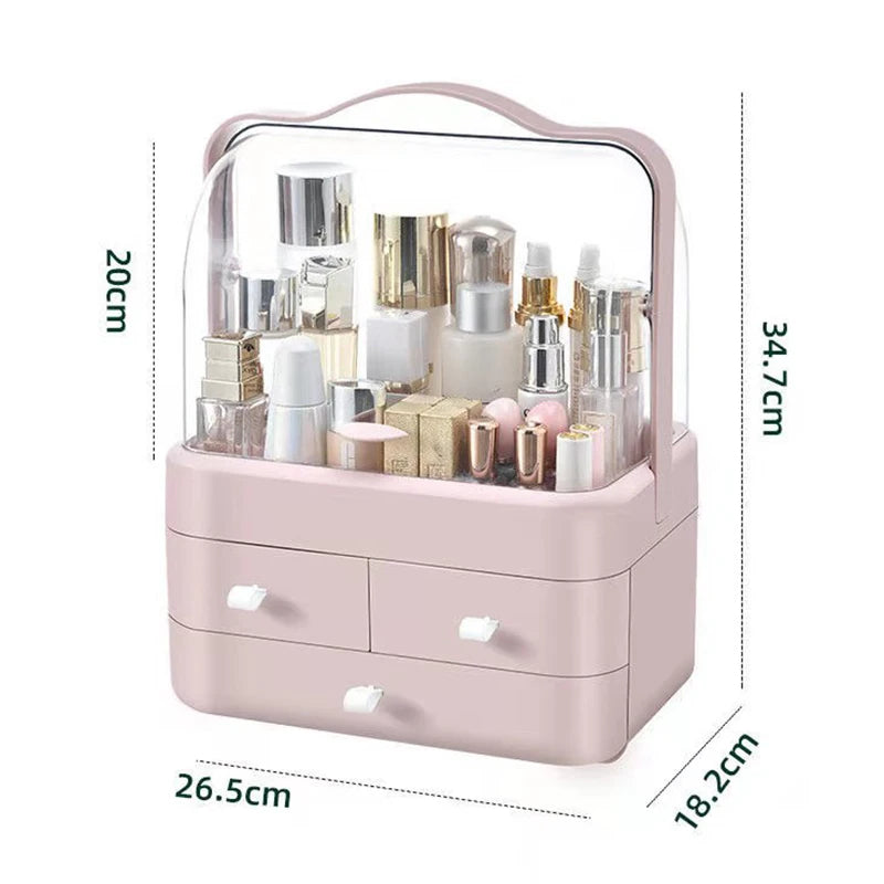 Dust-Proof Makeup & Skincare Organizer