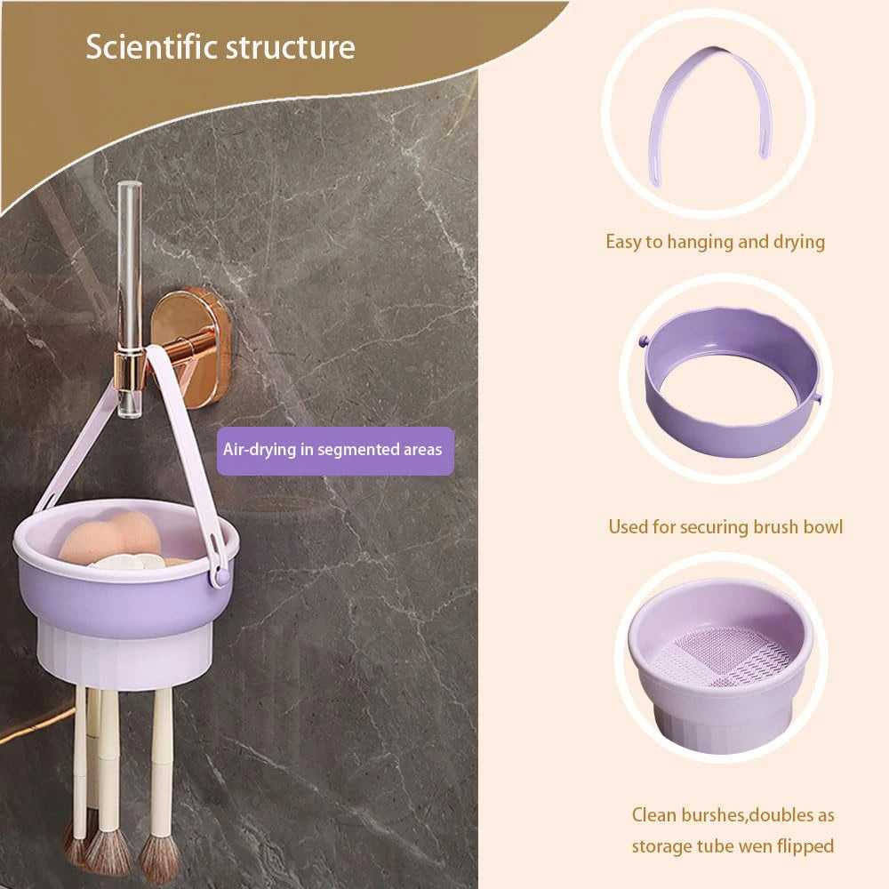 3-in-1 Makeup Brush Cleaner & Drying Bowl