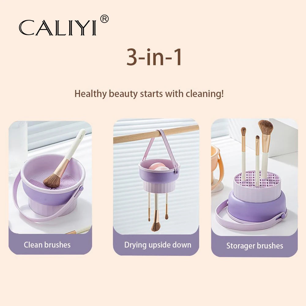 3-in-1 Makeup Brush Cleaner & Drying Bowl