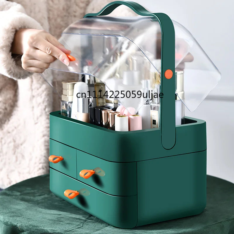 Dust-Proof Makeup & Skincare Organizer