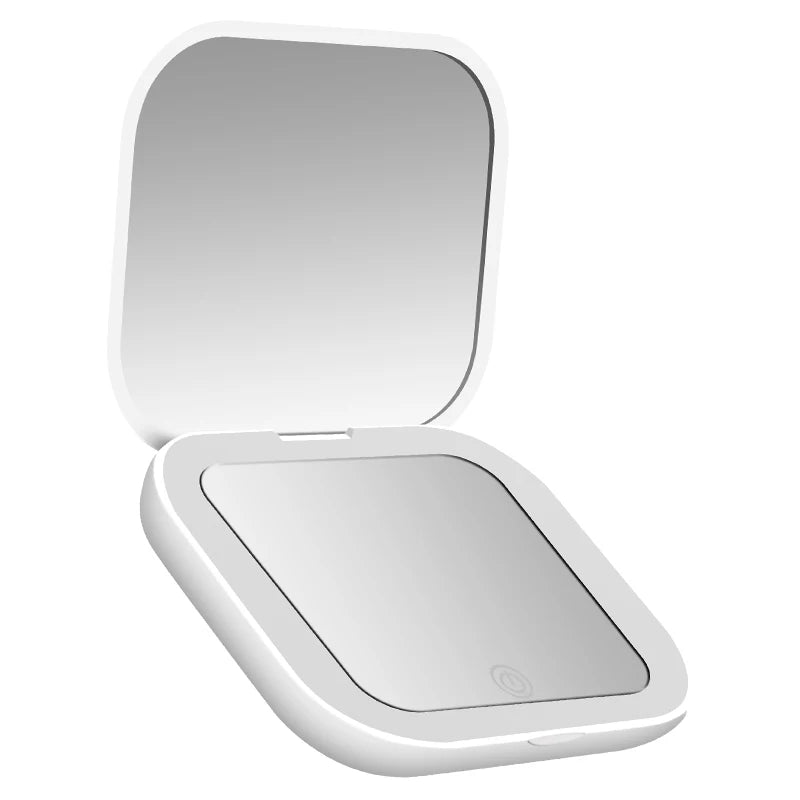 LED Compact Travel Makeup Mirror