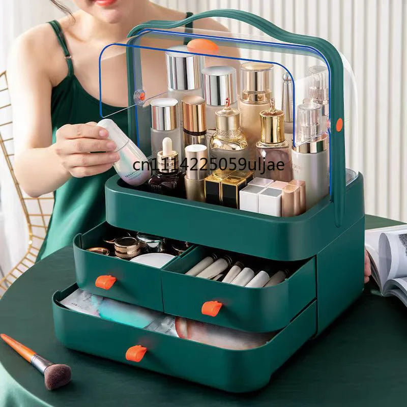 Dust-Proof Makeup & Skincare Organizer