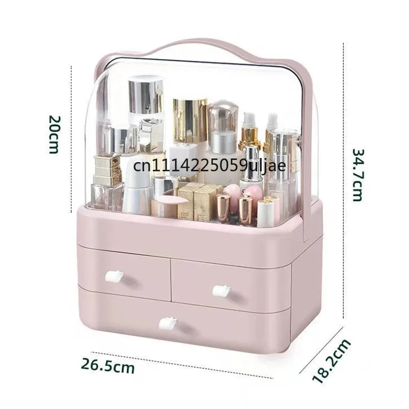 Dust-Proof Makeup & Skincare Organizer