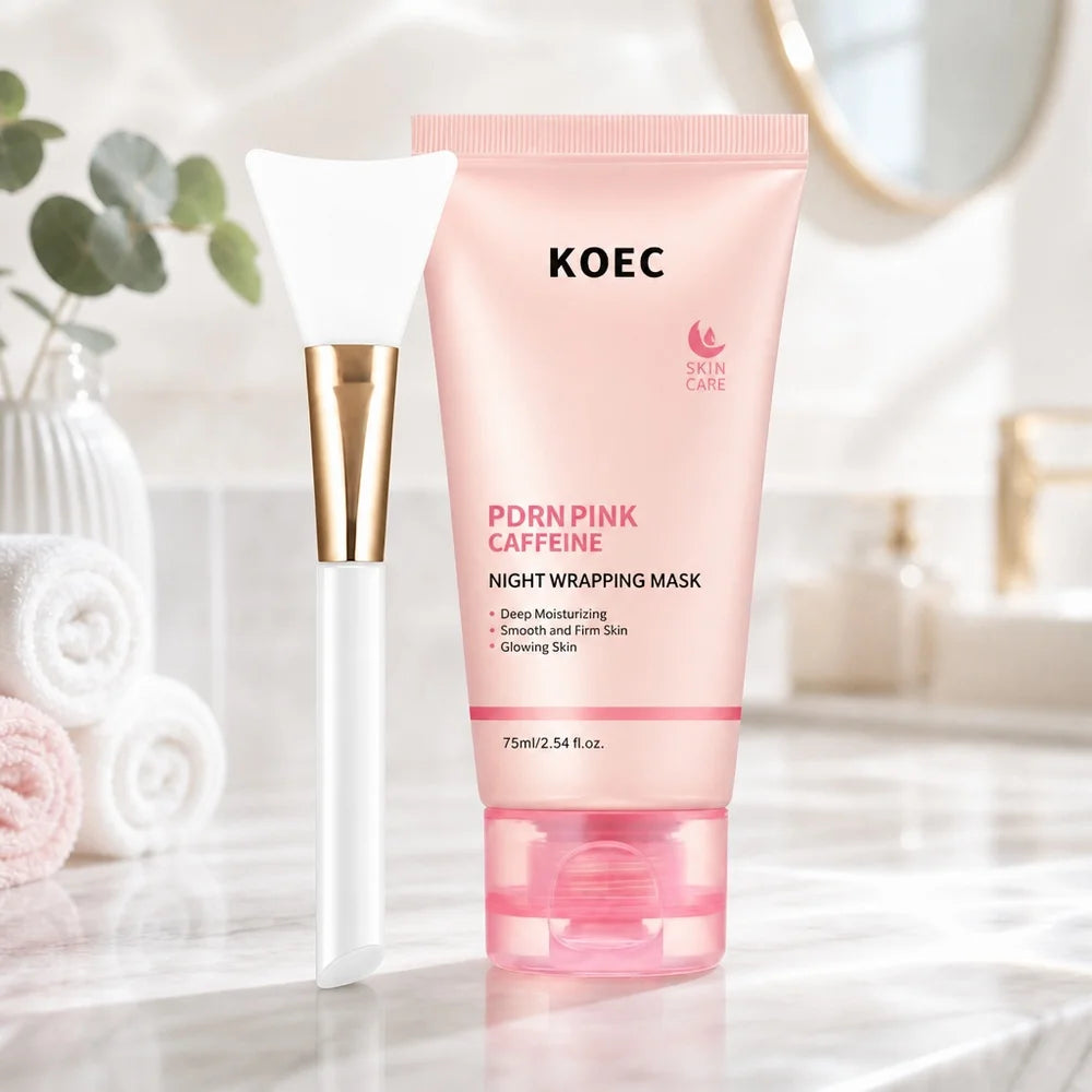 PDRN Pink Caffeine Overnight Face Mask – Hydrating Gel